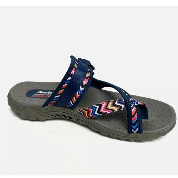 Skechers Shoes - Skechers Womens Reggae Sandal Navy Size 7